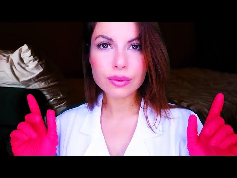 Sarah Asmr| Fast & Aggressive Nurse Exam In Bed| Eyes, legs, feet| Personal Attention