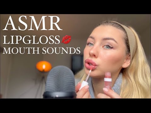 ASMR | 10 minutes Ultimate MOUTH SOUNDS 👄 & Lip Oil Experience 💄[German] The Blonde Girl 👱🏼‍♀️