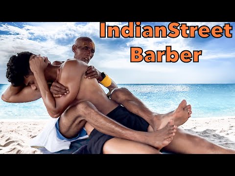Street Massage asmr 2024 | Street Barber Chamunda 💈