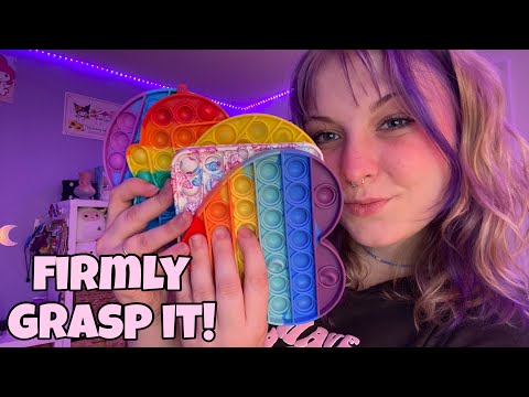 ASMR fast and aggressive assorted grasing, patting and more all up in your face! LOFI TINGLES 😫✨💜