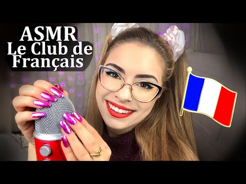 ASMR French ONLY ❤ On Parle Français ~French Whispers & Tapping~