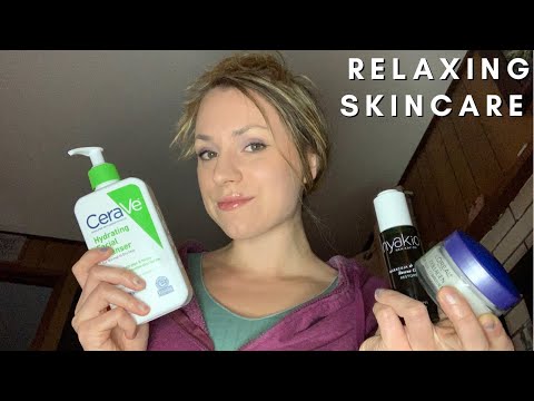 CLEANING YOUR FACE ASMR | FACE MASSAGE ASMR | RELAXING SKINCARE ASMR | ASMR WASHING YOUR FACE