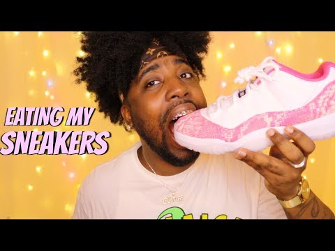 ASMR | EATING MY SHOES 👟.....