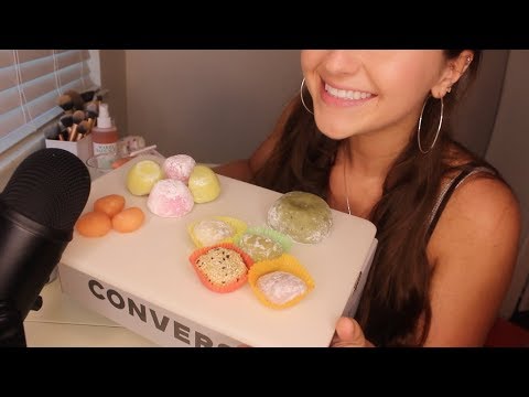 ASMR - Trying Mochi (chewy sounds)