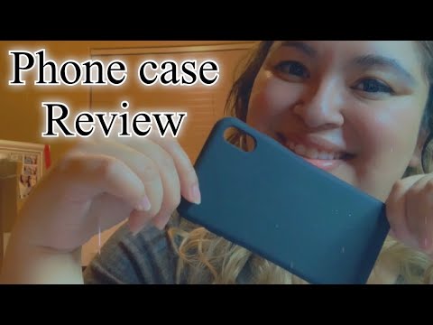 ASMR| Reviewing AnsTOP Silicone Gel Rubber Phone Case, $16.99 case for $5.95! 🤑😍