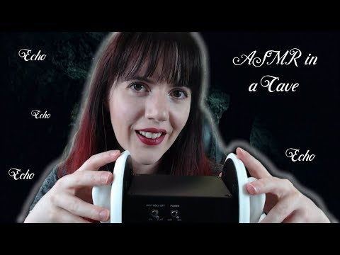 [ASMR] 3DIO Tingles in a cave (breathing, tapping, hand movements)