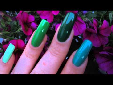 I show my nails with colored manicure - dani 89 (video 36)