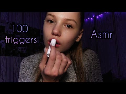 ASMR 100 triggers in 2 minutes ✨