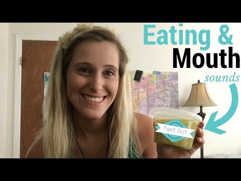 ASMR Chinese Take-Out *Eating* & *Mouth* Sounds
