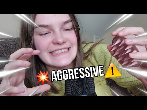 💥FAST AND AGGRESSIVE MIC TRIGGERS ASMR💥