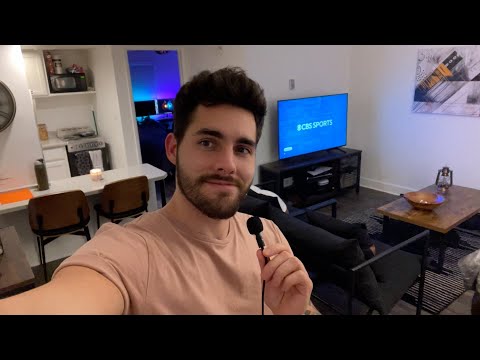ASMR Apartment Tour and Talking About Living Alone - Male Whisper