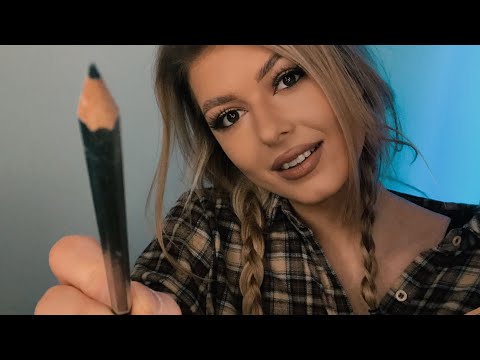ASMR | sketching you ✍️ pencil and paper sounds
