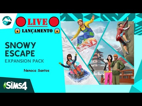 🔴 LIVE 🔴| 😱❄ Lançamento: The Sims 4 Diversão na Neve ❄😱