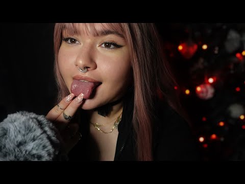 𝓐𝓢𝓜𝓡 | SPIT PAINTING YOU Slow & Fast | Wet / Dry Mouth Sounds