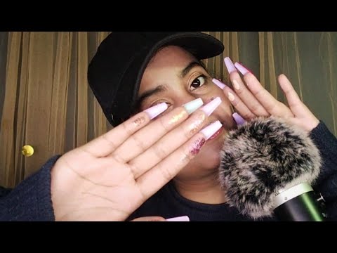 ASMR Fast Doing Saliva Painting on Your Face with Makeup