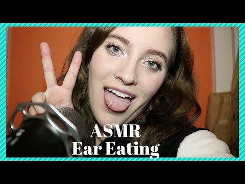 ASMR Ear Eating and Mic Licking (Mouth Sounds)