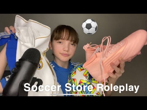[ASMR] Soccer Store Roleplay Pt 2⚽️🔥