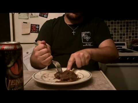 ASMR: Eating Venison Steak and Yellow Squash! With Layered sounds!