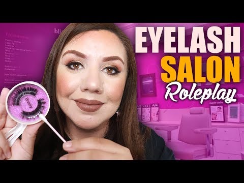 ASMR: Eyelash Extensions Salon Roleplay / Personal Attention