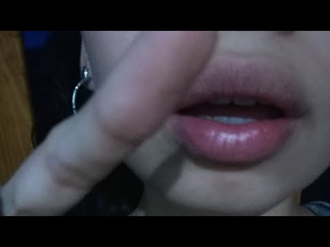 ASMR lo-fi personal attention (playing with your face and some paint) mobile friendly