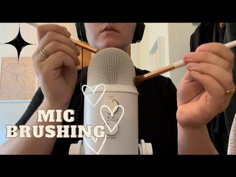 ASMR Slow calming mic brushing