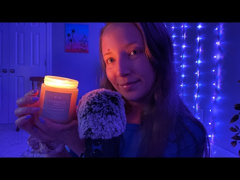 SUPER Slow & Gentle ASMR (hand movements, tongue clicking, fuzzy mic scratching)