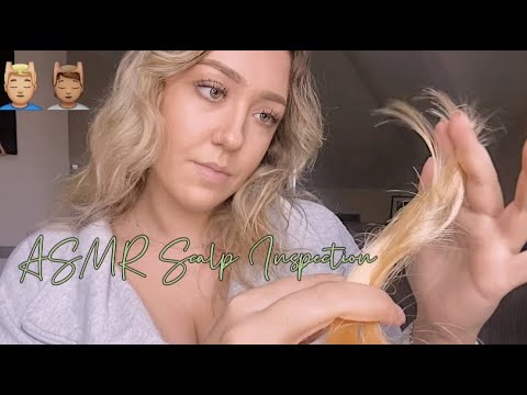 ASMR Scalp Inspection/Scratching and Oil Application Roleplay