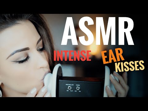 ASMR Gina Carla 💋 Intense Ear Kissing! CloseUp! Soft and Gentle!