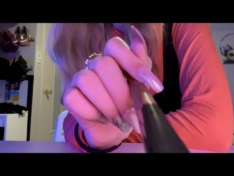 literally 30 seconds of brushing the camera asmr