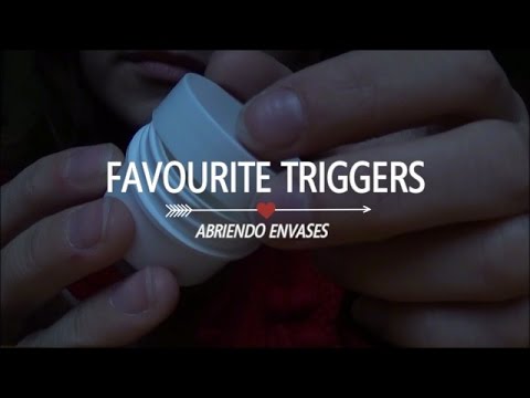 ASMR Favourite triggers: abriendo envases [No talking] #2