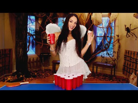 ASMR - Halloween Party Role Play | Beer Pong | Personal Attention