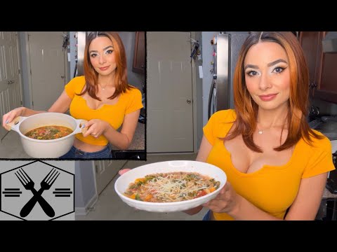 ASMR Cooking │ Turkey, Kale and White Bean Soup (Soft Spoken)