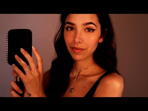 ASMR Playing with Your Hair (Low light)