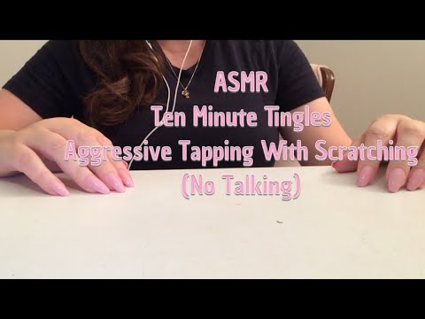 ASMR Aggressive Tapping With Scratching (No Talking)