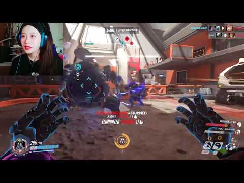 *ASMR* Relaxing Overwatch Gameplay (clicky keyboard sound) pt. 2