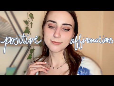 ASMR Positive Affirmations for Anxiety 💤 (with tapping)