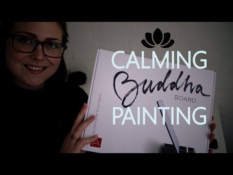 ASMR Buddha Board 💮 💤 Whispering & Painting Till You Sleep 💤