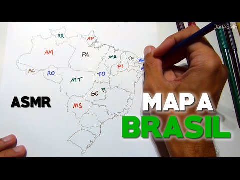 ASMR MAPA DO BRASIL