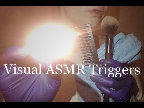 [ASMR] Touching your face & Deep-ear whispering with latex gloves