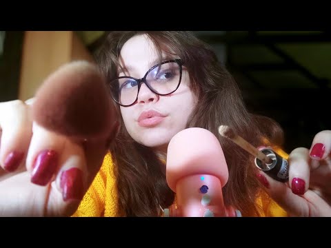 ASMR |  Doing Your Makeup For New Year's Eve | Personal Attention Role Play | Fast & Aggressive ✨💄