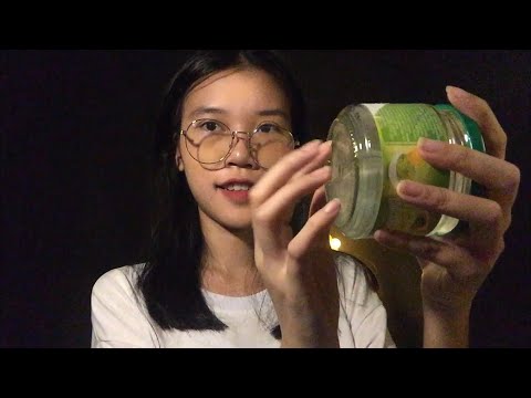 ASMR with a JAR of WATER (Tapping Sounds)