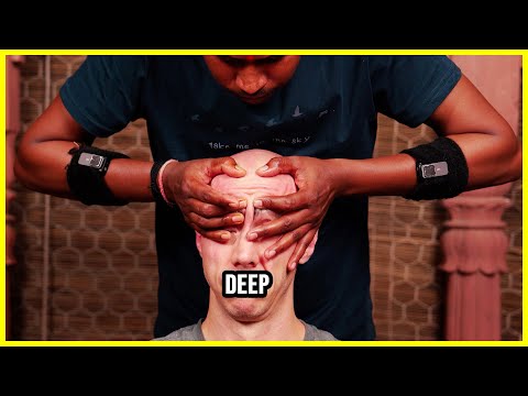 Deep ASMR Head Massage: Indian Magic with Neck Cracking