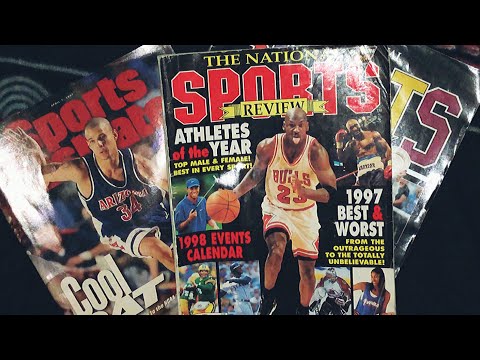 ASMR | (Lofi) Sports Magazine Page Turning + Paper Sounds 🏀🏈⚾️