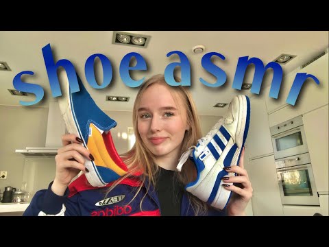 ASMR shoe asmr | my bestfriend’s shoe collection, shoe tapping