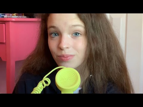 ASMR role-play doing your make up as a catty teenager(personal attention)