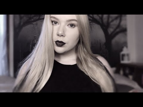 ASMR Dark and Gentle Kiss Sounds + Whispering Spooky Words