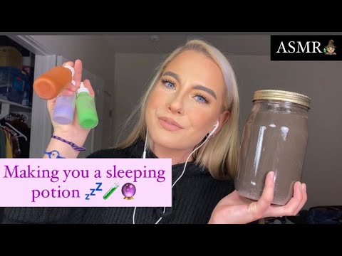ASMR | making a sleeping potion for you