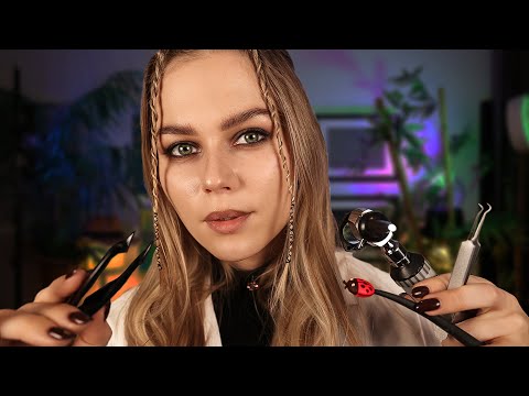 ASMR Sassy Doctor Alisa Cleaning Your Ears.  Personal Attention