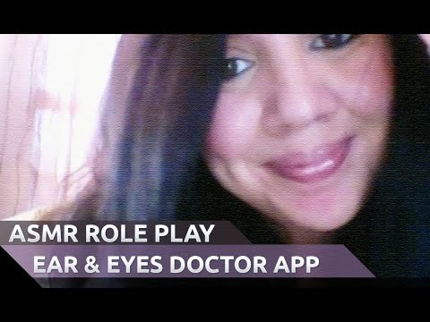 ASMR Role Play: Doctor Exam. Eye and Ear Check Up.