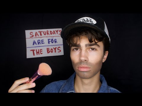 ASMR- Straight Guy Does Your Makeup